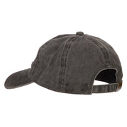 Famous Embroidered Washed Cotton Twill Cap