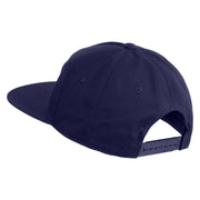 The Skeleton Dance 1929 Embroidered 5 Panel Cotton High Profile Flat Bill Unstructured Cap - Navy OSFM