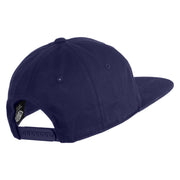 The Skeleton Dance 1929 Embroidered 5 Panel Cotton High Profile Flat Bill Unstructured Cap - Navy OSFM