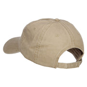 Fly Fishing Man Embroidered Washed Cap