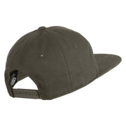 The Skeleton Dance 1929 Embroidered 5 Panel Cotton High Profile Flat Bill Unstructured Cap - Olive OSFM