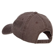 Fly Fishing Man Embroidered Washed Cap