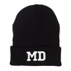 MD Maryland State Embroidered Long Beanie