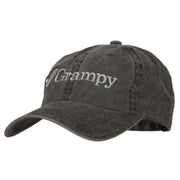 Grampy Embroidered Washed Cotton Twill Cap