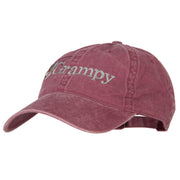 Grampy Embroidered Washed Cotton Twill Cap