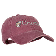 Grampy Embroidered Washed Cotton Twill Cap