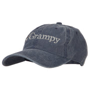 Grampy Embroidered Washed Cotton Twill Cap