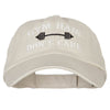 Gym Hair Don't Care Embroidered Low Profile Cotton Cap