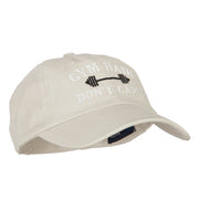 Gym Hair Don't Care Embroidered Low Profile Cotton Cap