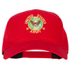 US Army Circle Symbol Embroidered Solid Cotton Pro Style Cap