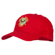 US Army Circle Symbol Embroidered Solid Cotton Pro Style Cap