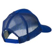 Youth Italy Flag Embroidered Foam Mesh Back Cap