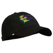 USA State South Carolina Flowers Embroidered Cotton Cap