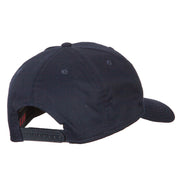 US Navy Veteran Circle Symbol Embroidered Solid Cotton Pro Style Cap