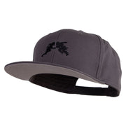 Football Defense Embroidered Prostyle Snapback - Charcoal OSFM