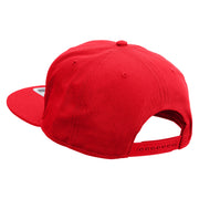 Football Defense Embroidered Prostyle Snapback - Red OSFM