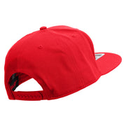 Football Defense Embroidered Prostyle Snapback - Red OSFM