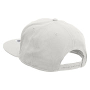 Football Defense Embroidered Prostyle Snapback - White OSFM