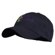 USA State South Carolina Flowers Embroidered Cotton Cap