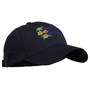 USA State South Carolina Flowers Embroidered Cotton Cap