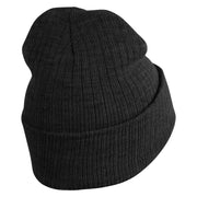 Cesare Head The Cabinet of Dr  Caligari 1920 Logo Embroidered Heavy Ribbed Cuff Beanie - Black OSFM