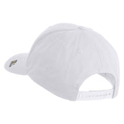 U.S. Army Cavalry Collar Insignia Embroidered Retro Cotton Blend Snapback Cap - White OSFM