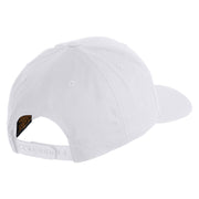 U.S. Army Cavalry Collar Insignia Embroidered Retro Cotton Blend Snapback Cap - White OSFM