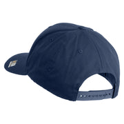 U.S. Army Cavalry Collar Insignia Embroidered Retro Cotton Blend Snapback Cap - Navy OSFM