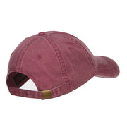 Mini Key Embroidered Washed Cap