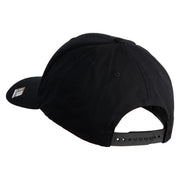 U.S. Army Cavalry Collar Insignia Embroidered Retro Cotton Blend Snapback Cap - Black OSFM