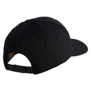 U.S. Army Cavalry Collar Insignia Embroidered Retro Cotton Blend Snapback Cap - Black OSFM