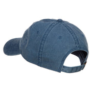 Flying Eyeball Embroidered Washed Cap