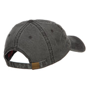 Flying Eyeball Embroidered Washed Cap