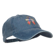 Memorial Day USA Ribbon Patched Cap