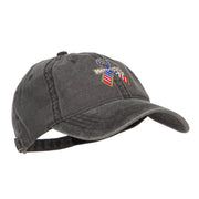 Memorial Day USA Ribbon Patched Cap