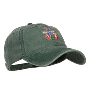 Memorial Day USA Ribbon Patched Cap