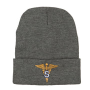 Army Medical Specialist Embroidered Long Knitted Beanie