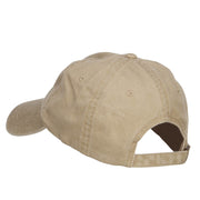 Mistletoe Merry Christmas Embroidered Washed Cap