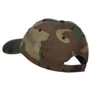 Army Veteran Letters Embroidered Camo Cap