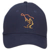 Fly Fishing Man Embroidered Cotton Twill Cap