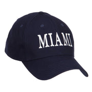 City of Miami Embroidered Cotton Cap