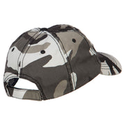 Army Veteran Letters Embroidered Camo Cap