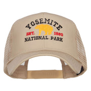 Yosemite National Park Embroidered Mesh Cap