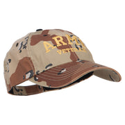 Army Veteran Letters Embroidered Camo Cap