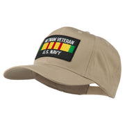 US Navy Vietnam Veteran Patched Cap