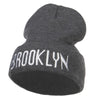 Brooklyn Embroidered Long Beanie