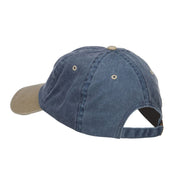 US Navy Retired Military Embroidered Two Tone Cap