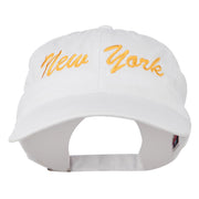 New York State Embroidered Washed Cap