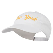 New York State Embroidered Washed Cap