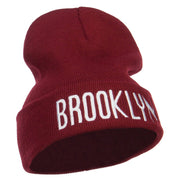 Brooklyn Embroidered Long Beanie